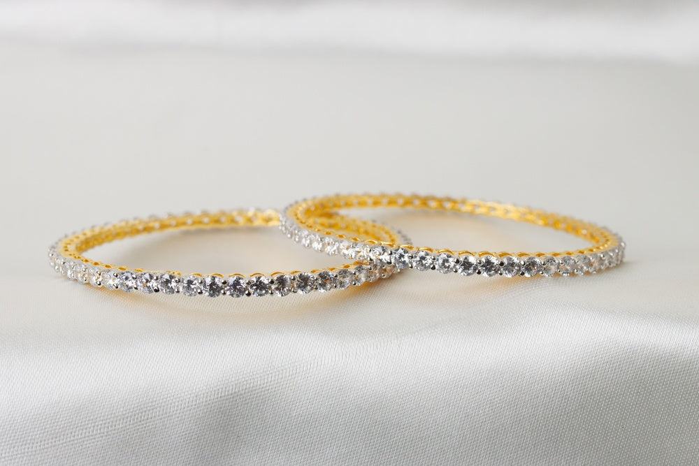 Classic Solitaire CZ Bangles