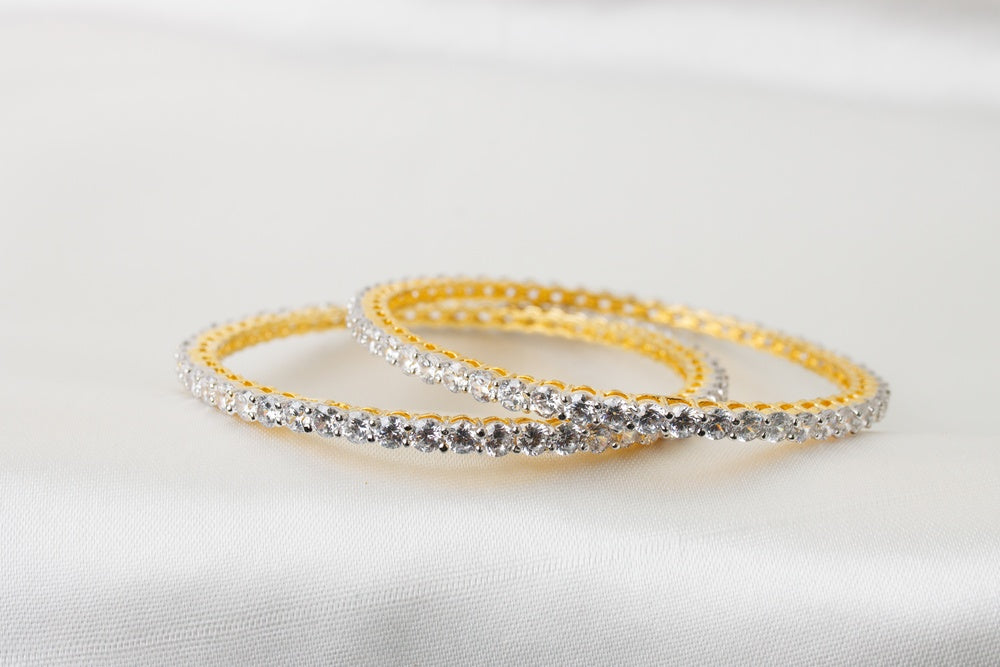Classic Solitaire CZ Bangles